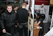 07.03.2010 - Автограф-сессия барабанщика RAMMSTEIN Christoph Schneider