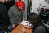 07.03.2010 - Автограф-сессия барабанщика RAMMSTEIN Christoph Schneider