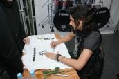 07.03.2010 - Автограф-сессия барабанщика RAMMSTEIN Christoph Schneider