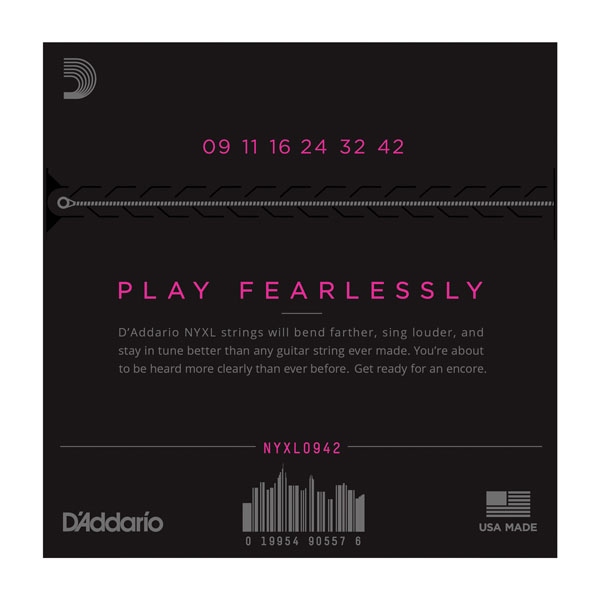 Струны для гитары D'addario NYXL0942