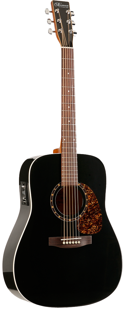 Электроакустическая гитара Norman Encore B20 HG Black Presys 27484