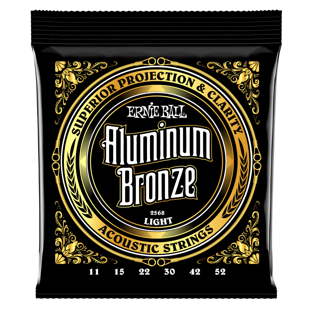 Струны для акустической гитары Ernie Ball 2568 Light Alumnium Bronze