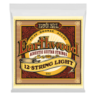 Струны для акустической гитары Ernie Ball 2010 Earthwood 12-string 80/20 Bronze