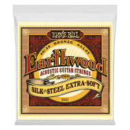 Струны для акустической гитары Ernie Ball 2047Earthwood Silk&Steel Extra-Soft 80/20 Bronze