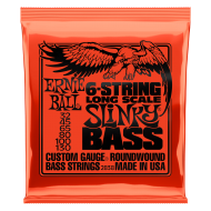 Струны для бас-гитары Ernie Ball 2838 Bass 6 Long Scale Slinky