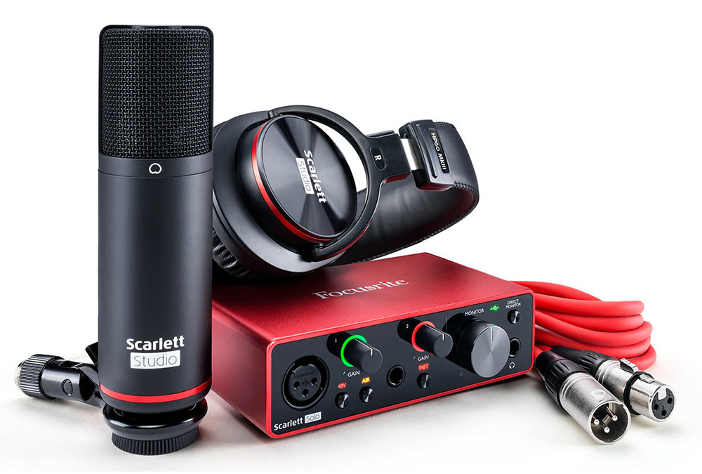 USB звуковая карта Focusrite Scarlett Solo 3rd gen. Цена, фото.